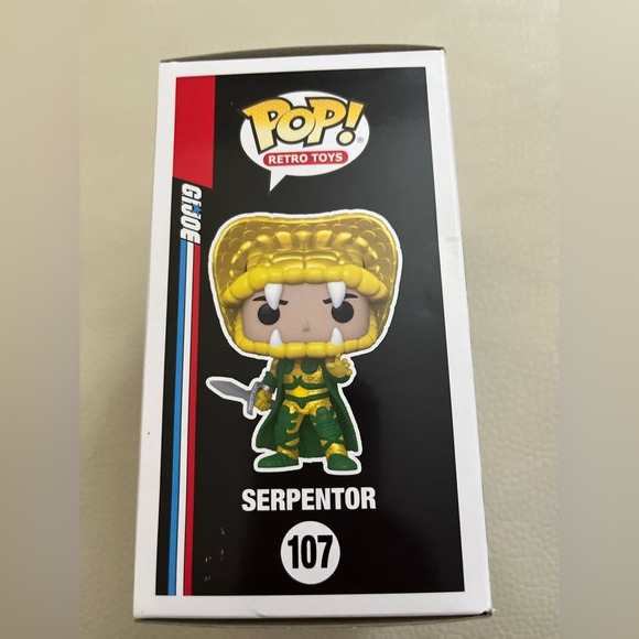 NWT - Funko Pop! Retro Toys #107 G.I. Joe Serpentor 2022 Summer Convention - Picture 6 of 7